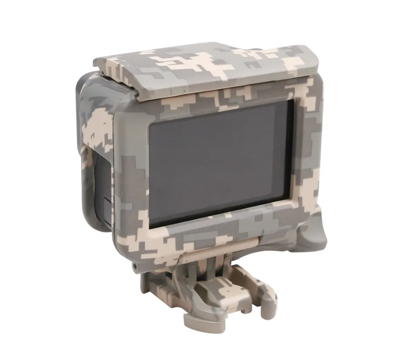 Carcasa Protectie/Prindere pt GoPro Hero 5 , 6 , 7 Maro , Gri , Verde Rama/Frame