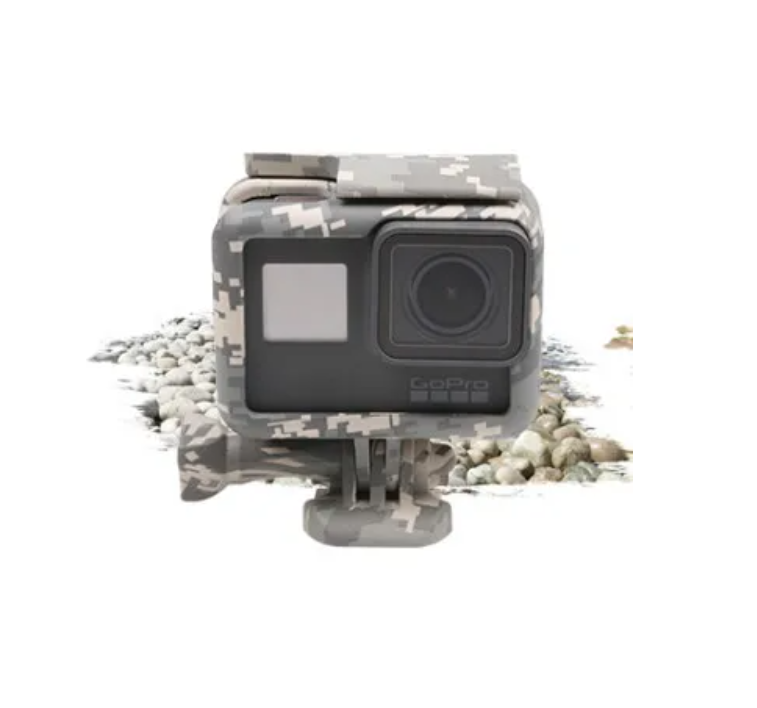 Carcasa Protectie/Prindere pt GoPro Hero 5 , 6 , 7 Maro , Gri , Verde Rama/Frame