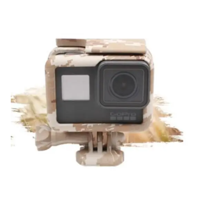 Carcasa Protectie/Prindere pt GoPro Hero 5 , 6 , 7 Maro , Gri , Verde Rama/Frame