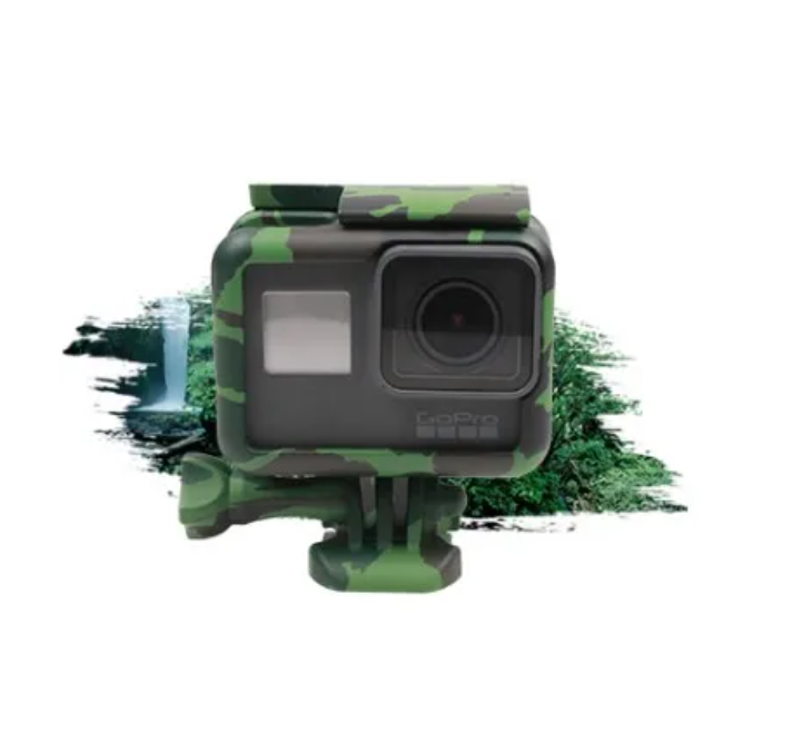 Carcasa Protectie/Prindere pt GoPro Hero 5 , 6 , 7 Maro , Gri , Verde Rama/Frame