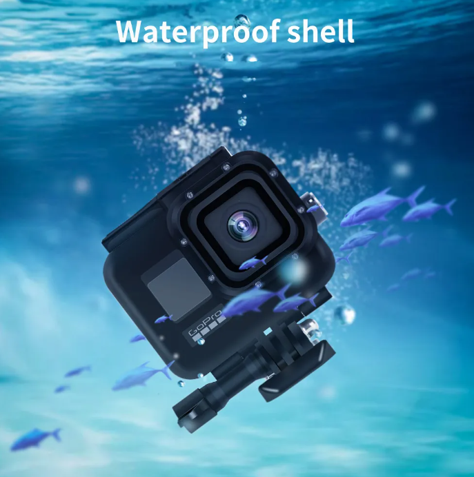 Carcasa de Protectie Subacvatica pt GoPro Hero 8 Negru WaterProof Case