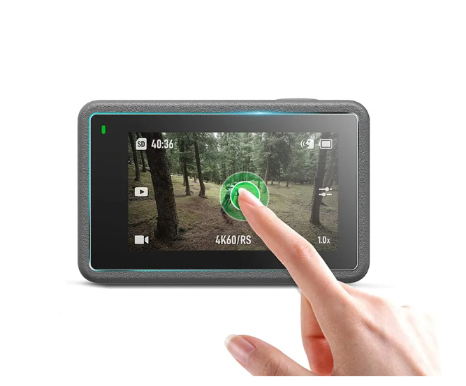 Set 3 x Folie protectie Sticla pt DJI OSMO Action 3 si Action 4 , H9