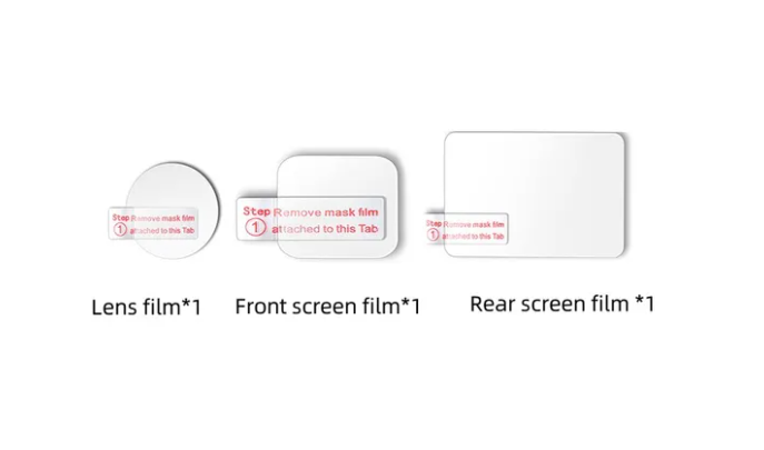 Set 3 x Folie protectie Sticla pt DJI OSMO Action 3 si Action 4 , H9