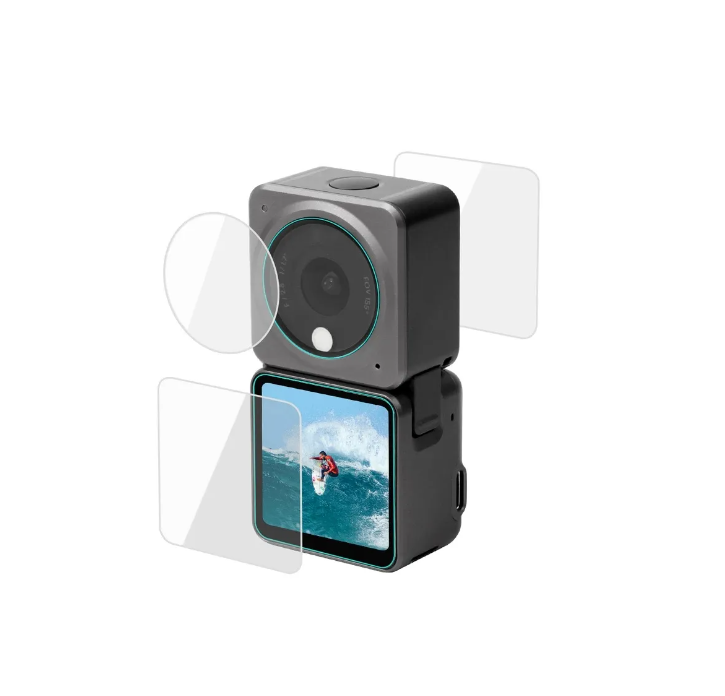 Set 3 x Folie protectie Sticla pt DJI OSMO Action 2 , H9