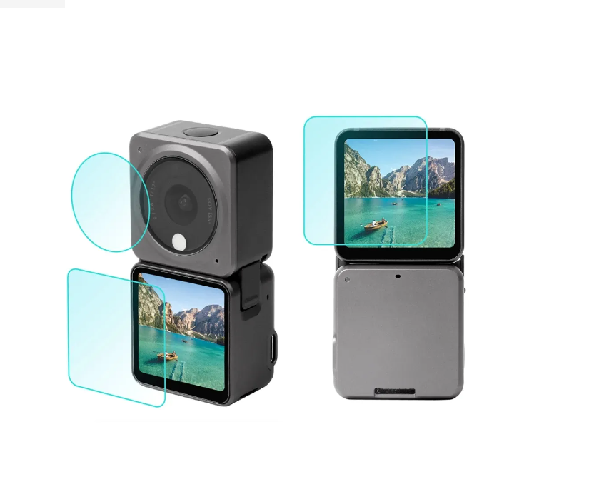 Set 3 x Folie protectie Sticla pt DJI OSMO Action 2 , H9