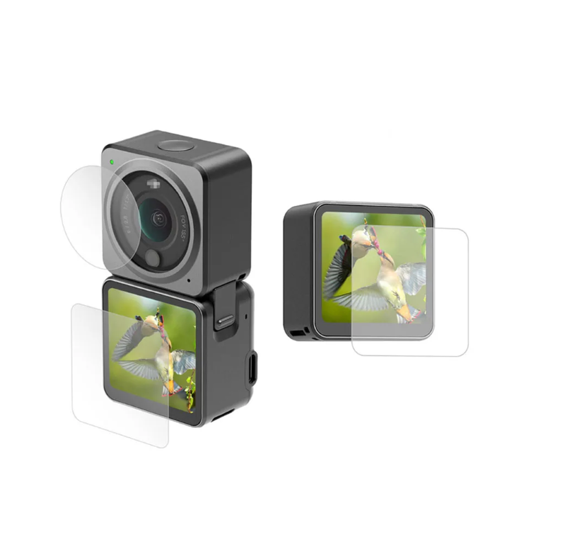 Set 3 x Folie protectie Sticla pt DJI OSMO Action 2 , H9