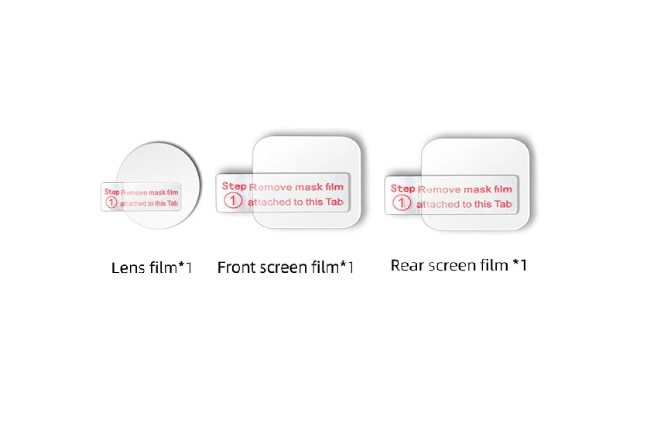 Set 3 x Folie protectie Sticla pt DJI OSMO Action 1 , H9
