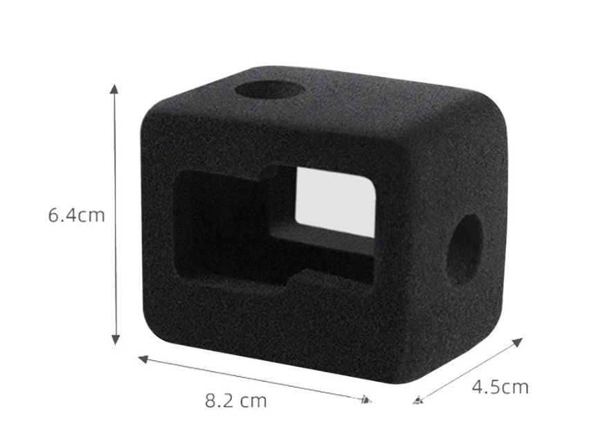 Husa de Protectie din Spuma/Burete pt Gopro Hero 9 , 10 , 11 , 12 Anti Vant/Zgomot