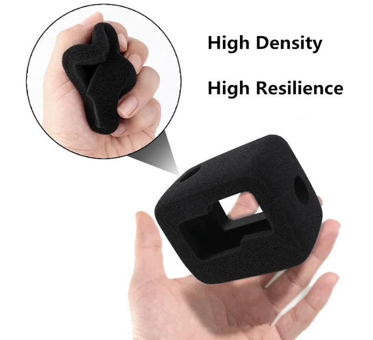 Husa de Protectie din Spuma/Burete pt Gopro Hero 9 , 10 , 11 , 12 Anti Vant/Zgomot
