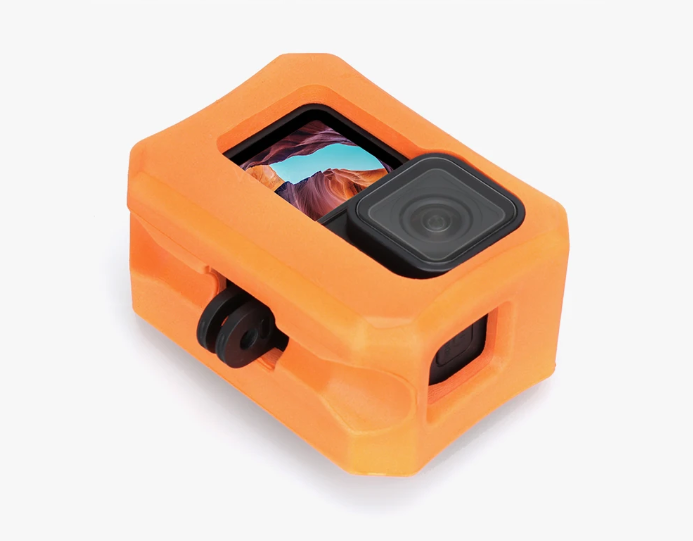 Husa Plutitor de Protectie pt Gopro Hero 9 , 10 , 11 , 12 si Hero 8 din Spuma eva , Portocaliu