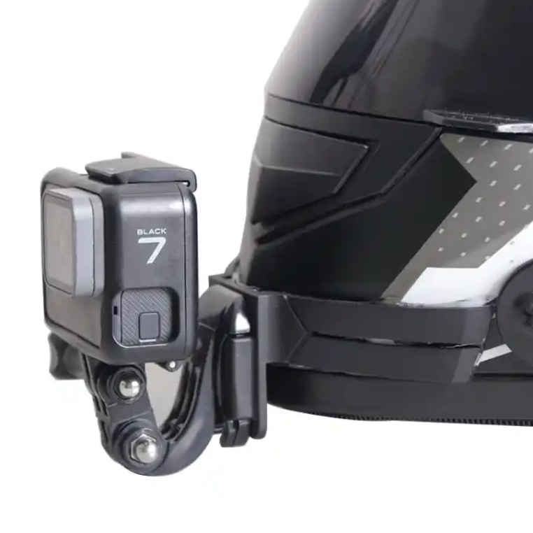 Prindere tip fluture la casca de motocicleta, bicicleta Full Face Gopro , DJI , insta360