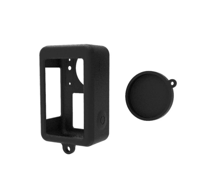 Husa de Protectie + Capac din Silicon pt DJI OSMO Action 3 , 4 Silicone Cover