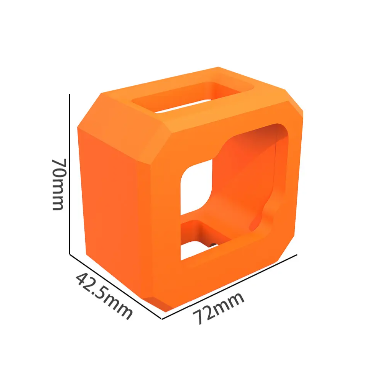 Husa Plutitor de Protectie pt Gopro Hero 11 Mini din Spuma eva , Portocaliu