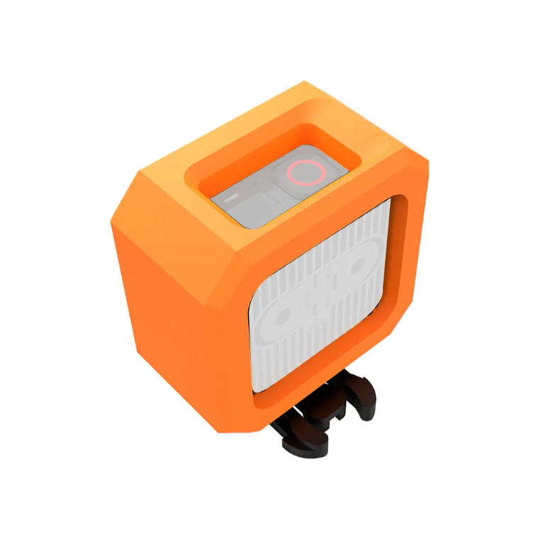 Husa Plutitor de Protectie pt Gopro Hero 11 Mini din Spuma eva , Portocaliu