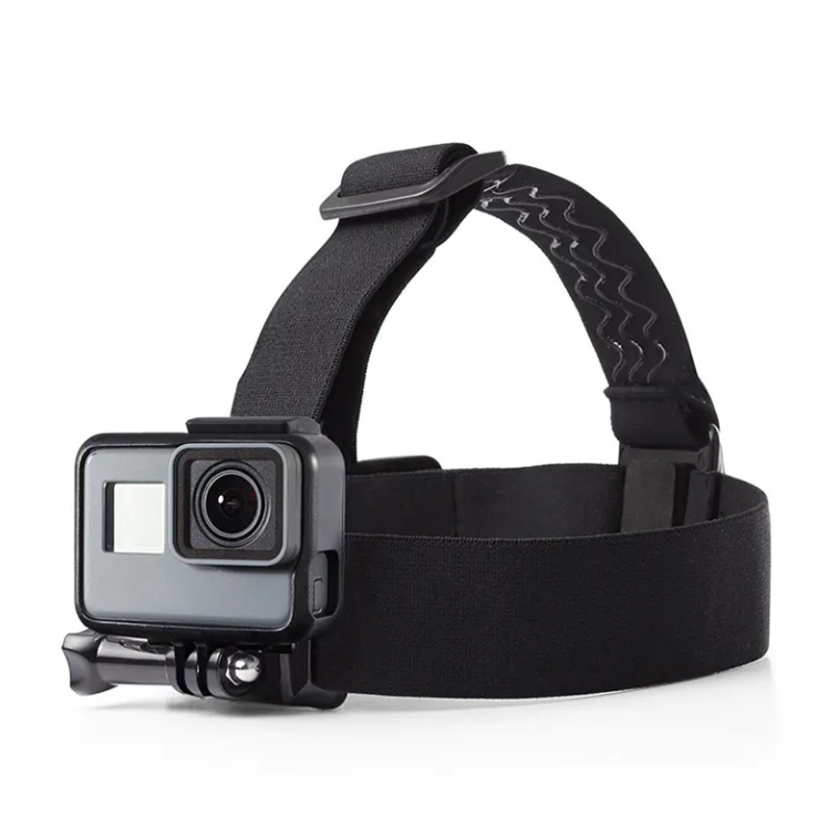 Sistem Prindere Camera, Headstrap GoPro Hero, TechDelivery, Black