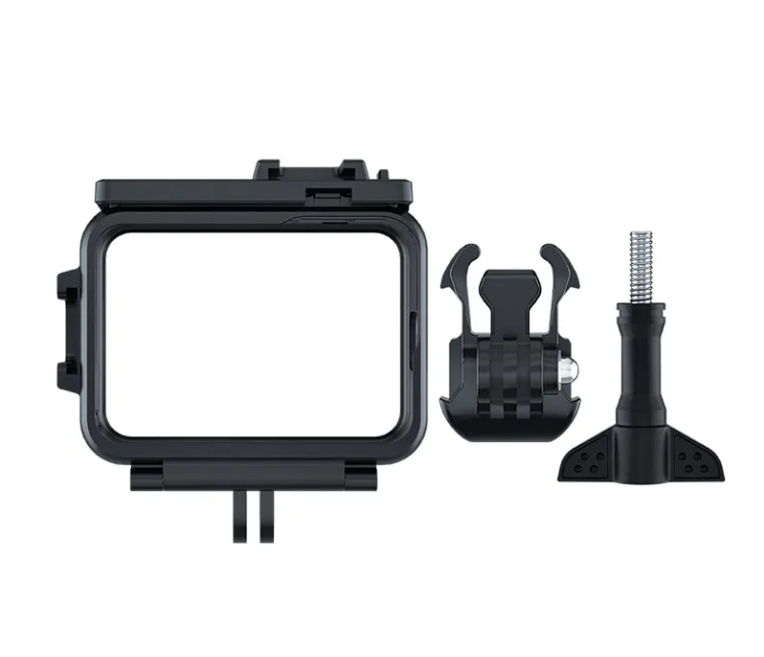 Carcasa Protectie/Prindere pt GoPro Hero 9 , 10 , 11 , 12 Rama/Frame cu 2 locuri pentru blit sau microfon