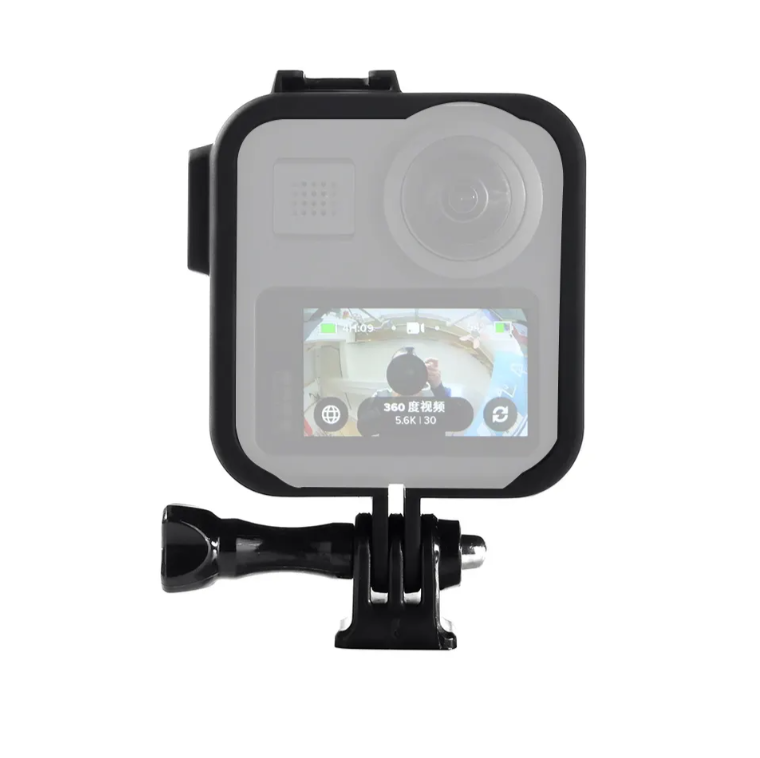 Carcasa protectie pentru GoPro MAX cu clema prindere Quick Release si surub