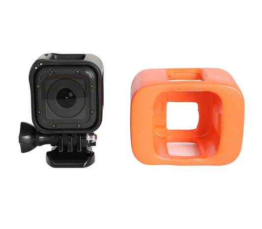 Husa Plutitor de Protectie pt Gopro Session 4 , 5 din Spuma eva , Portocaliu
