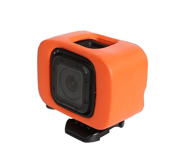 Husa Plutitor de Protectie pt Gopro Session 4 , 5 din Spuma eva , Portocaliu