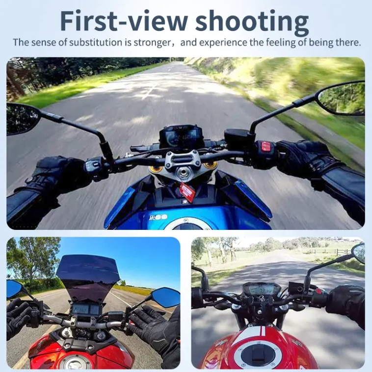 Prindere tip fluture la casca de motocicleta, bicicleta Full Face Gopro , DJI , insta360