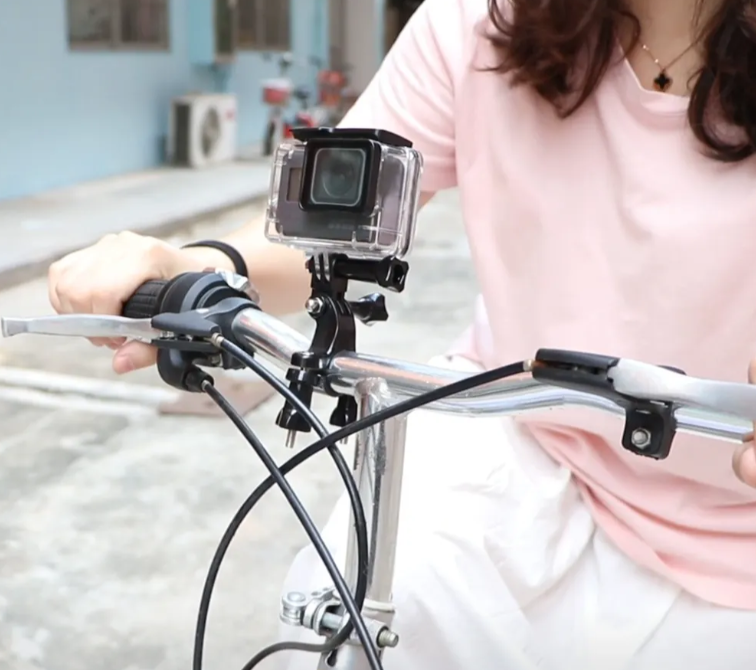 Set 2 Prinderi pt Ghidon,Furca Bicicleta/Motocicleta pt Camere Gopro , insta360 , DJI etc , Universal