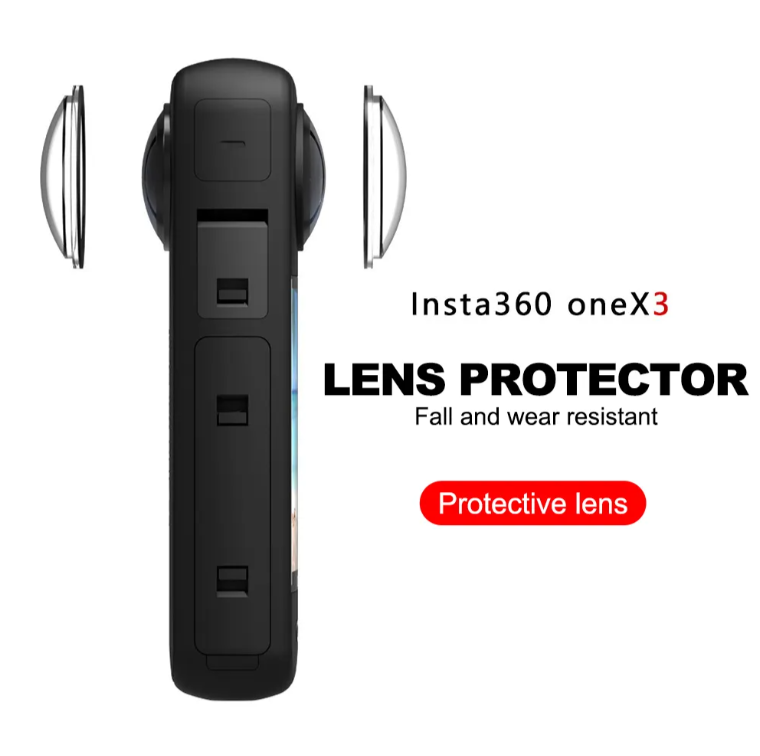 Protectie lentila pentru Insta360 ONE X3 din Sticla