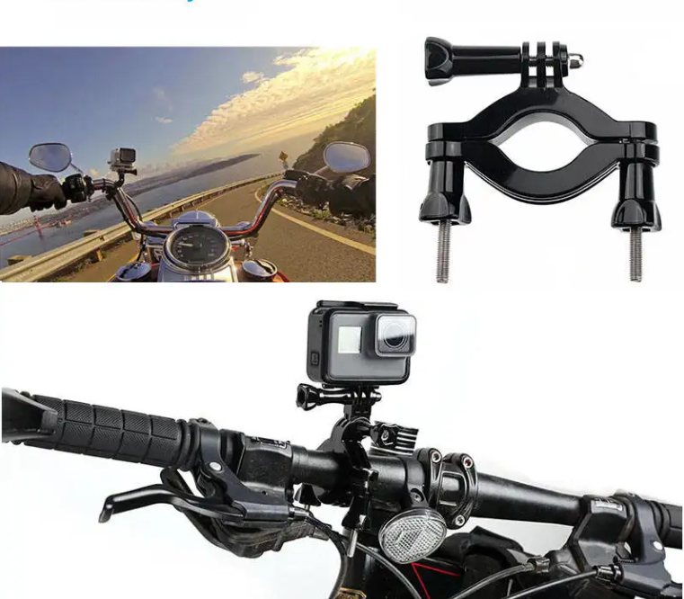 Set 2 Prinderi pt Ghidon,Furca Bicicleta/Motocicleta pt Camere Gopro , insta360 , DJI etc , Universal