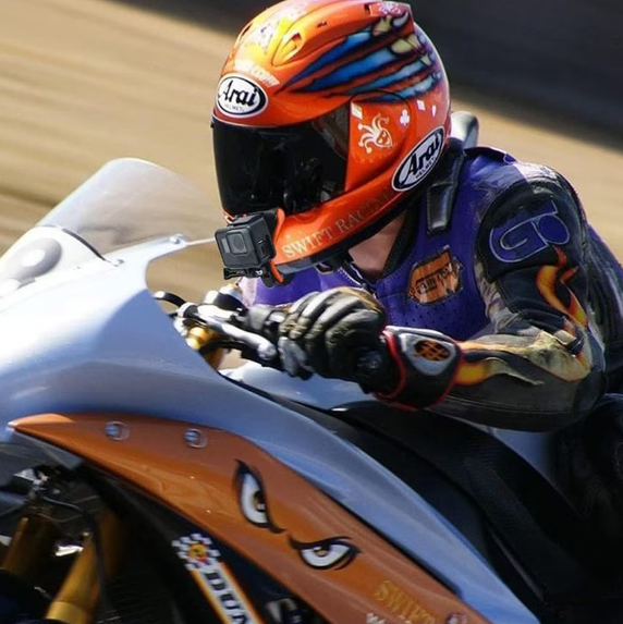 Suport De Fixare A Camerelor Sport Pe Casca De Protectie Motocicleta, Bicicleta
