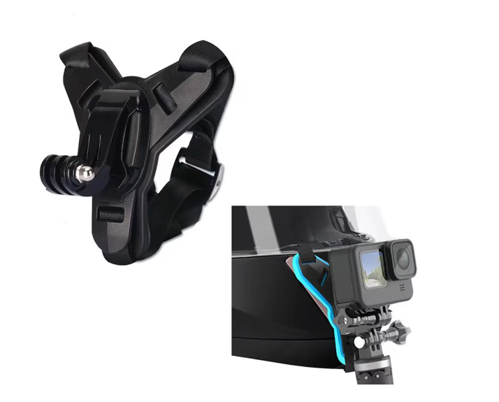 Suport De Fixare A Camerelor Sport Pe Casca De Protectie Motocicleta, Bicicleta