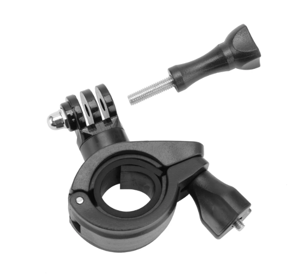 Prindere pt Ghidon,Furca Bicicleta/Motocicleta 360 Grade pt Camere Gopro , insta360 , DJI etc , Universal , Aluminiu