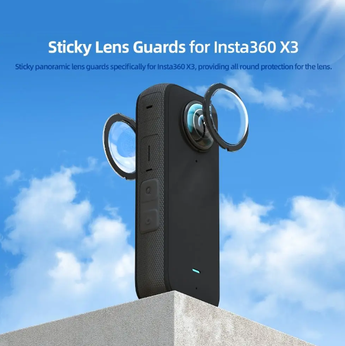 Protectie lentila pentru Insta360 ONE X3 din Sticla