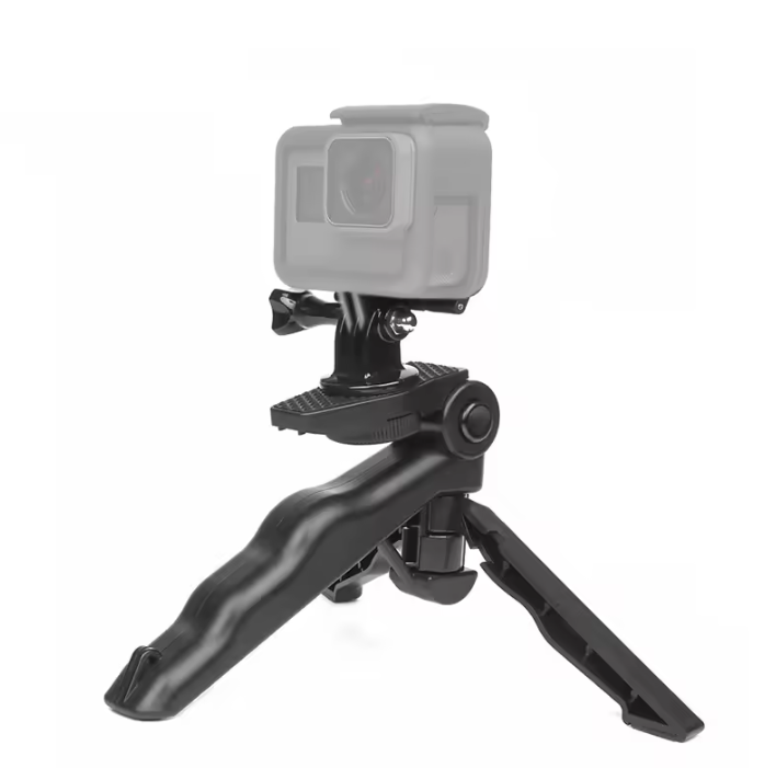 Sistem de Prindere 3 in 1, Trepied + Maner + Selfie Stick din Plastic 160-75 mm