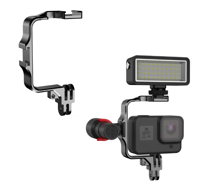 Suport Pentru Montare Camera cu Blitz/Microfon, GitUp Adaptor