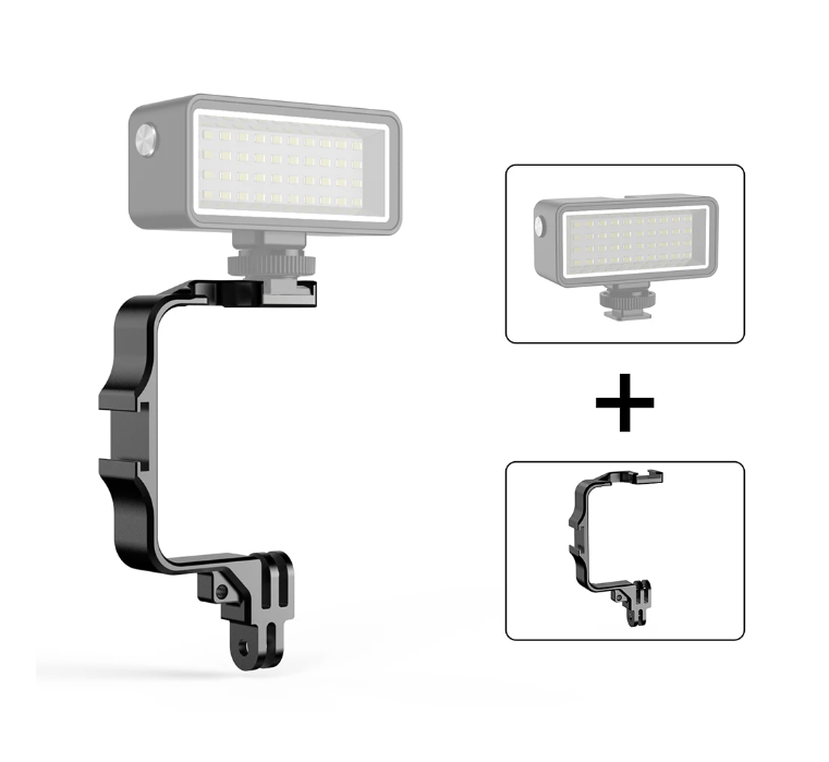 Suport Pentru Montare Camera cu Blitz/Microfon, GitUp Adaptor