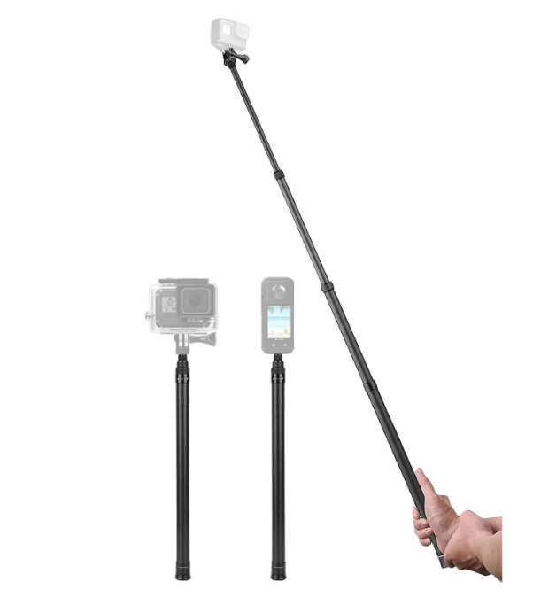 Selfie Stick 57 - 295 cm, din Fibra de Carbon