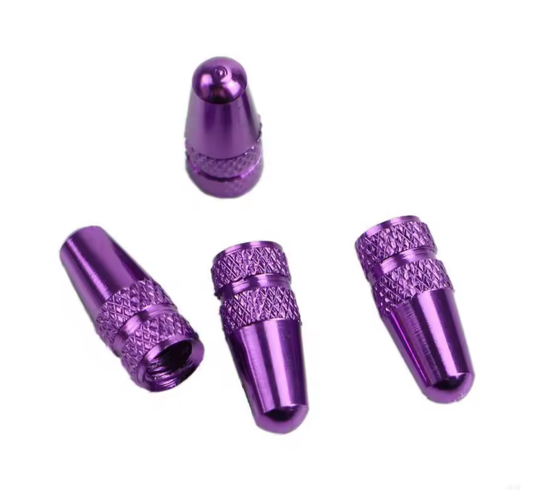 Set 4 Capace Valva Tubeless Presta, SEM, Aluminiu