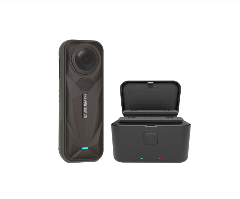 Incarcator cu 2 sloturi pentru insta360 One X5, Negru