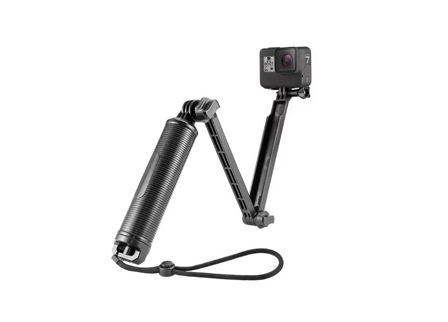 Selfie Stick 3 Tronsoane, cu Maner Flotant (Plutitor)