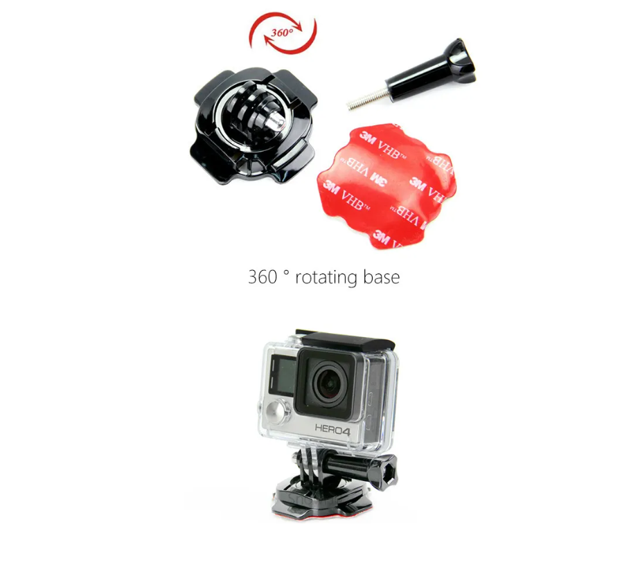 Set Sistem prindere cu adeziv banda 3M+ 1 Prindere 360 grade cu surub