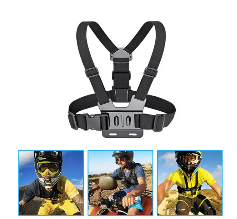 Sistem prindere pe piept , Chest Mount pt Camera video sport