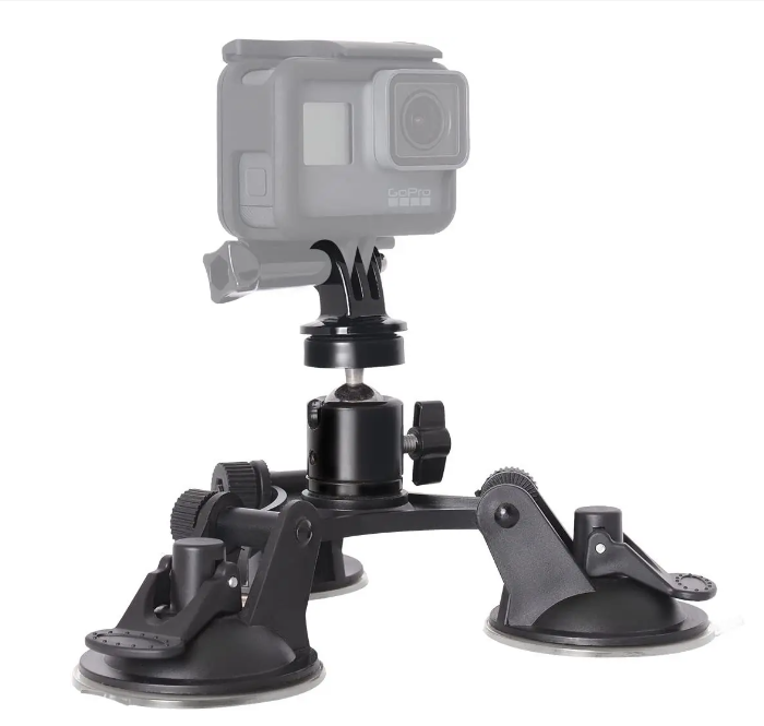 Sistem Fixare Cu 3 Ventuze 6,8 cm pt Camerele video