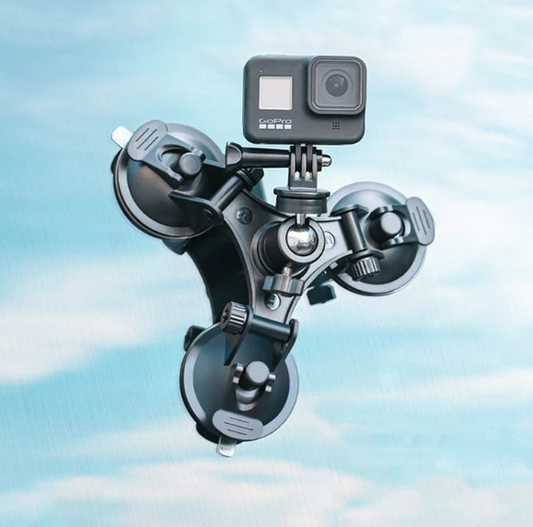Sistem Fixare Cu 3 Ventuze 6,8 cm pt Camerele video