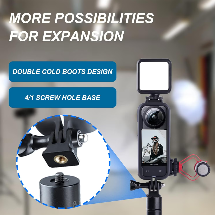 Carcasa Protectie/Prindere pt Insta360 One X4 Rama/Frame , impreuna cu Husa/Capac de Protectite din Silicon