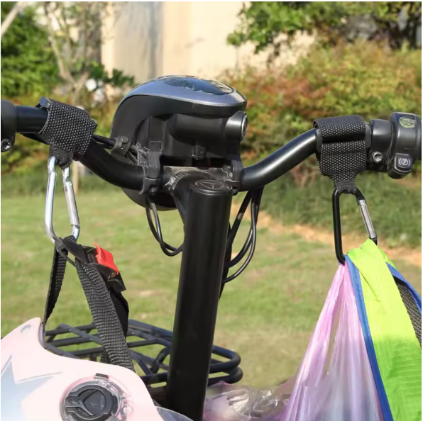 Carlig de transportat genti/saci multifunctional pentru biciclete