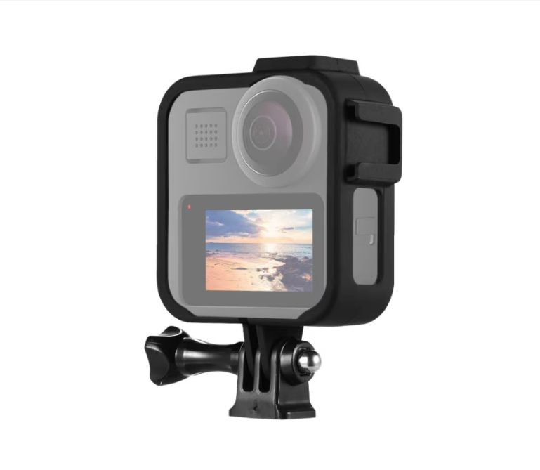 Carcasa protectie pentru GoPro MAX cu clema prindere Quick Release si surub