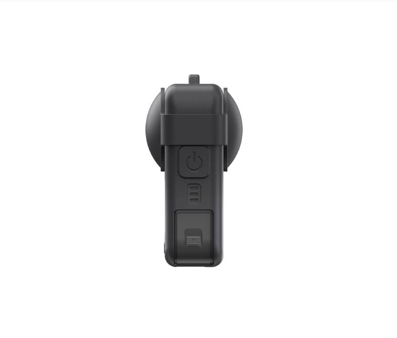 Husa de Protectie din silicon pentru camera video sport DJI Osmo 360, impreuna cu capac de protectie Lentila si Snur, Negru