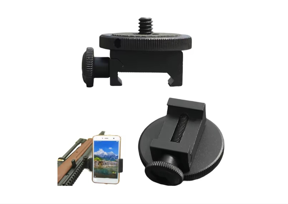Adaptor de Prindere camera video sport pe Arma, Airsoft, Pistol cu Filet 1/4