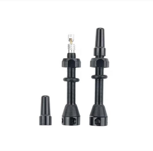Valve Tubeless Presta (Set 2 buc), 60 mm cu 5 iesiri de aer, pentru Biciclete de Sosea, MTB, Cross country, Trail, Enduro, Downhill