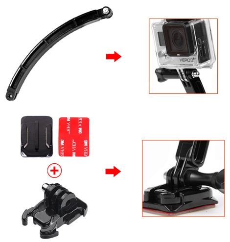 Brat prelungitor , Extensie cu prindere 3M - QR , Gopro , DJI , insta360