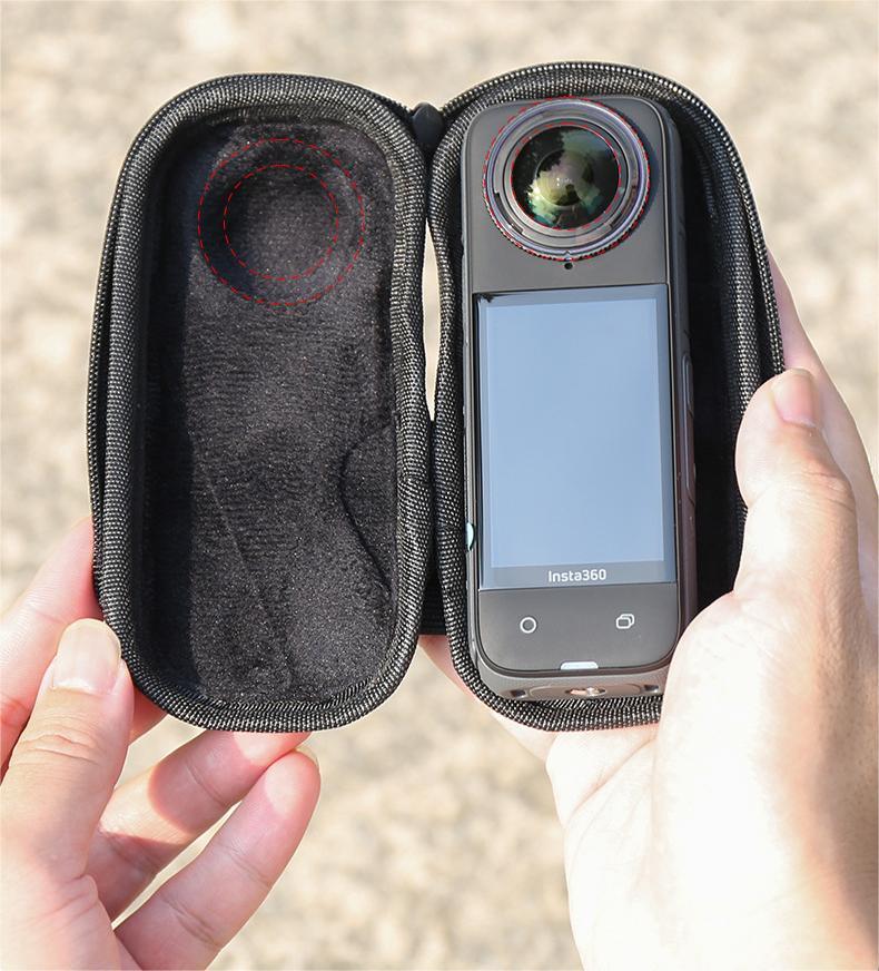 Geanta de protectie si transport pentru camere video sport Insta360 One X4 X3 X2 X1, 13.8x7.1x5.5 cm